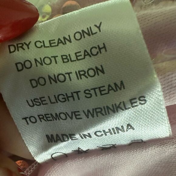 Lavetir NWT Sequin Velvet Corset Lace Up Back High Side Sexy Slit Prom Dress 4 - Picture 10 of 10